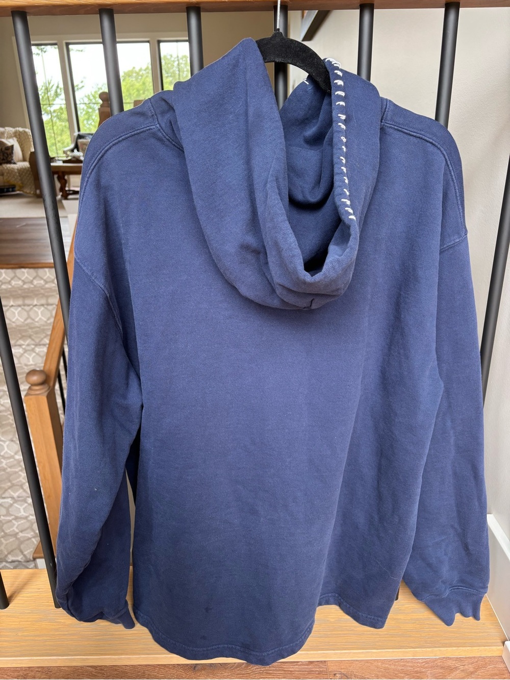 Madhappy Touch of Love Navy Blue Rare Hooded Sweatshirt - Picture 3 of 11